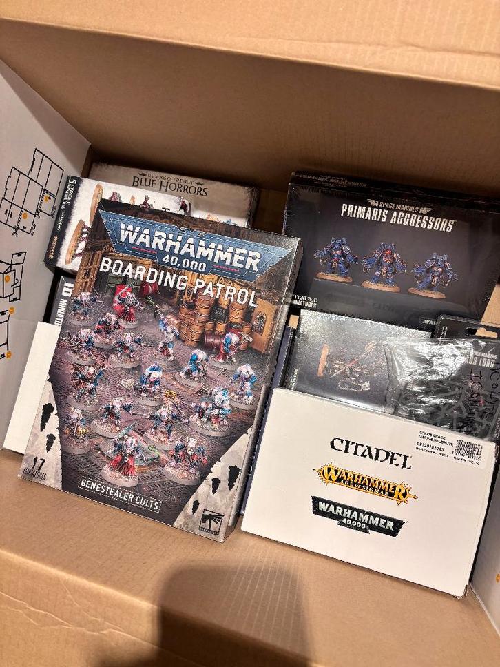 Warhammer 40k lot, Hobby en Vrije tijd, Wargaming, Zo goed als nieuw, Warhammer 40000, Figuurtje(s), Ophalen of Verzenden