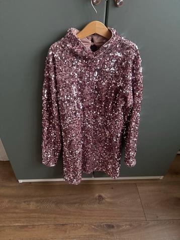 Glitterjurk Maat 140 beschikbaar voor biedingen