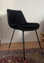 2 Xenos Zwarte Velvet Stoelen, Ophalen, Twee, Zwart, Zo goed als nieuw