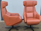 De toekomst twice 134 elektrische design relaxfauteuils leer, Huis en Inrichting, Fauteuils, Ophalen, 75 tot 100 cm, Metaal, 50 tot 75 cm