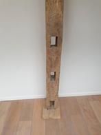 Nieuwe decoratieve teakhouten ornament paal, Ophalen