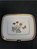 Royal Copenhagen Denmark “Danish Buttercup Gold Rectangle 8, Antiek en Kunst, Ophalen of Verzenden