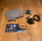 Sony Playstation 1 ( COMPLEET ), Met 1 controller, Gebruikt, Ophalen of Verzenden, Met games