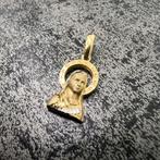 14 karaat gouden hanger heilige maria Jezus, Ophalen of Verzenden, Zo goed als nieuw, Goud, Kruis of Symbool