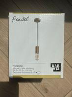 NIEUW! Gouden messing hanglamp van Karwei., Huis en Inrichting, Ophalen of Verzenden, Nieuw, Metaal, Minder dan 50 cm
