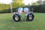 Pearl Export chrome double bass drumstel, Ophalen, Gebruikt, Pearl