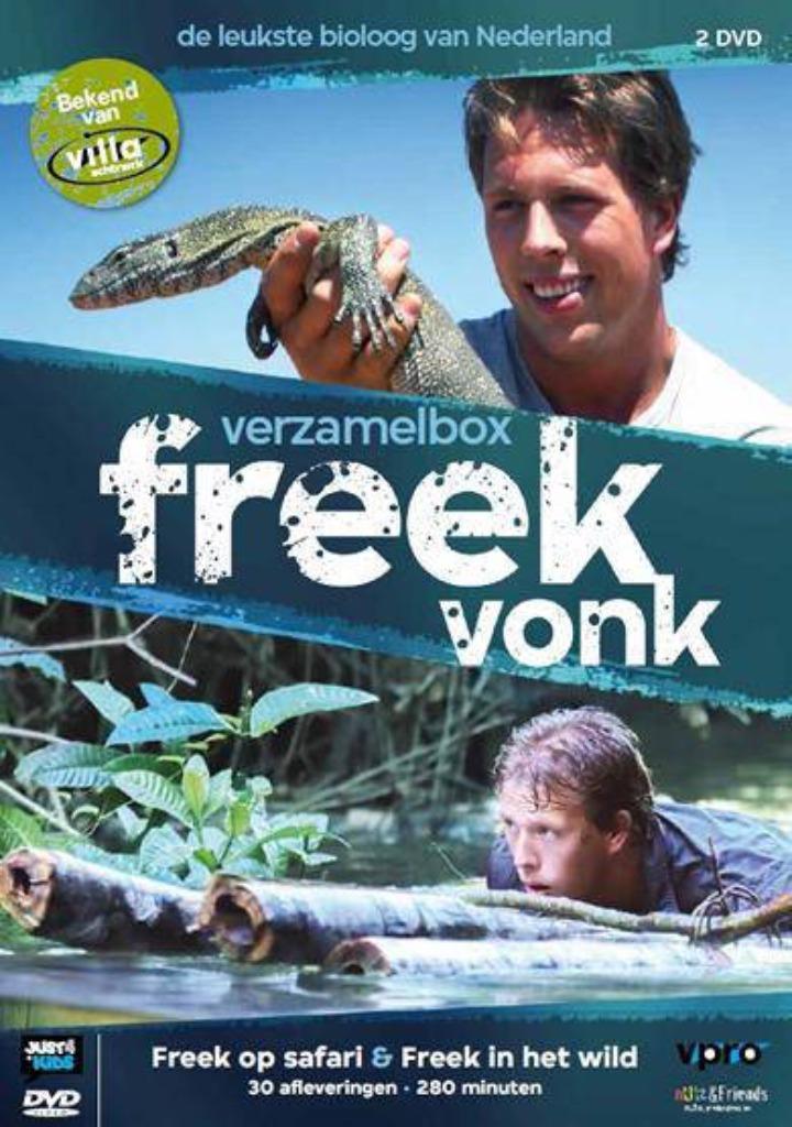 DVD Box Freek Vonk - Op Safari & In Het Wild, Cd's en Dvd's, Dvd's | Kinderen en Jeugd, Zo goed als nieuw, Film, Educatief, Alle leeftijden