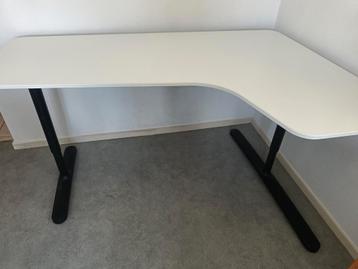 Hoekbureau Ikea Bekant Wit - afbeelding 1