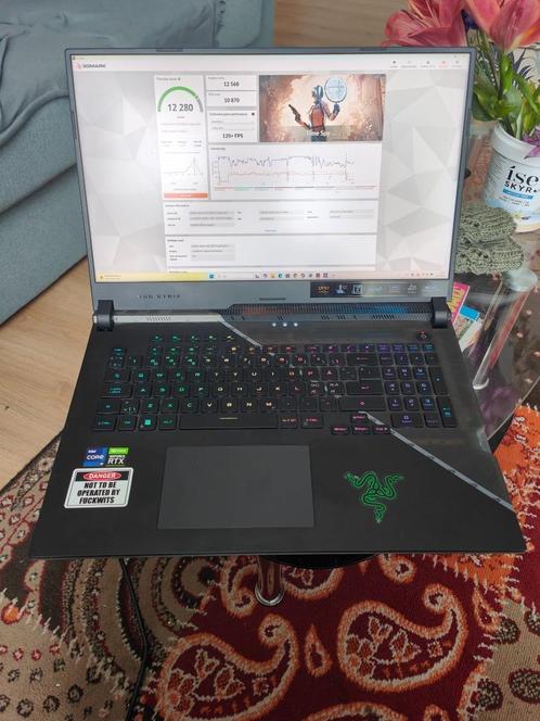 Asus ROG Strix Scar 17 G733Z Gaming Laptop, Computers en Software, Windows Laptops, Gebruikt, 17 inch of meer, SSD, 4 Ghz of meer