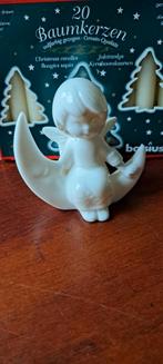 Porseleinen Engel Kaarsenstandaard + Kaarsjes, Ophalen of Verzenden