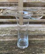 Jack in the pulpit glazen vaas, Blauw, Ophalen of Verzenden, Minder dan 50 cm, Glas