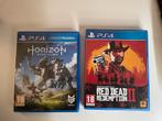 PS4 Games: Horizon Zero Dawn & Red Dead Redemption 2, Spelcomputers en Games, Spelcomputers | Sony PlayStation 4, Ophalen of Verzenden
