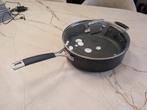 Hapjespan Le Creuset, Huis en Inrichting, Keuken | Potten en Pannen, Ophalen, Gebruikt, Gietijzer, Keramische plaat