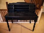Zwart secretaire bureau / kaptafel, Huis en Inrichting, Bureaus, Ophalen, Gebruikt, Bureau