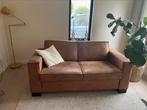 Cognac bank 2-zits, Huis en Inrichting, Ophalen, Zo goed als nieuw, 75 tot 100 cm, 200 tot 250 cm