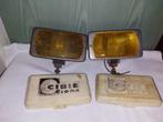 2 oldtimer mistlampen CIBIE, jaren 1970, Ophalen of Verzenden