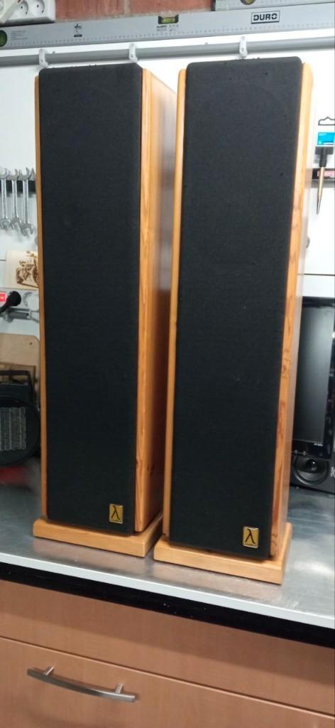 AudiPulse Lambda Kristal speakerset, Audio, Tv en Foto, Luidsprekers, Gebruikt, Front, Rear of Stereo speakers, 60 tot 120 watt