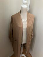 Z.g.a.n=beige zandkleur lang-dun-vest=M, Kleding | Dames, Ophalen of Verzenden, Zo goed als nieuw, Maat 38/40 (M), Beige