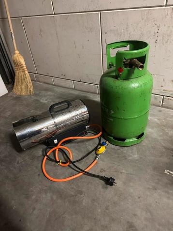 Gas heater met vulbaren  gas fles beschikbaar voor biedingen
