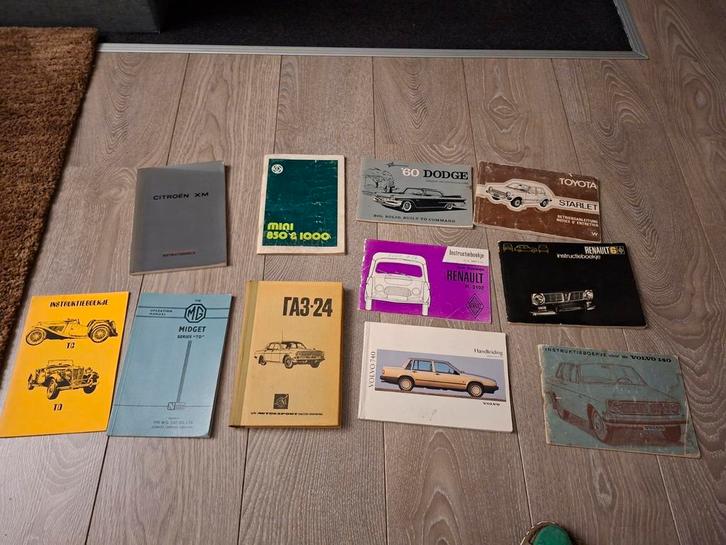 Instructieboekjes oa Renault,Volvo,MG,Volga, Auto diversen, Handleidingen en Instructieboekjes, Ophalen of Verzenden