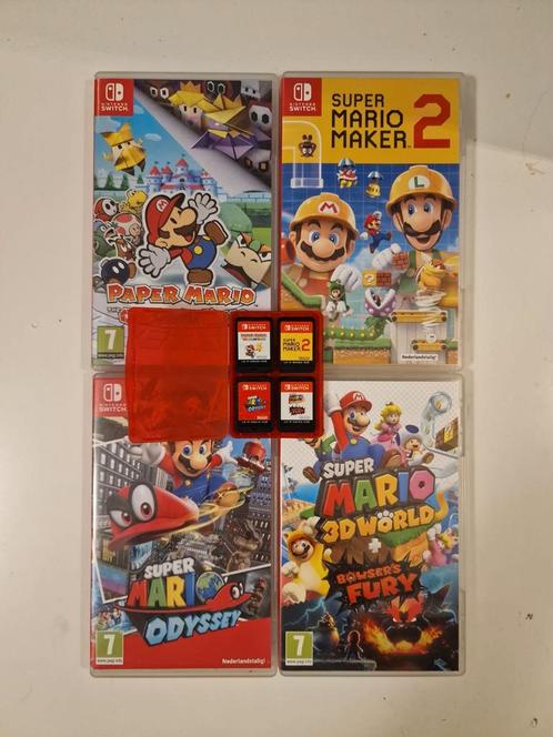 Nintendo Switch Mario Games, Spelcomputers en Games, Games | Nintendo Switch, Zo goed als nieuw, 3 spelers of meer, Vanaf 3 jaar