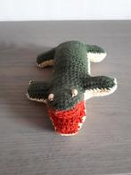 Handgehaakte kikker, Kinderen en Baby's, Speelgoed | Knuffels en Pluche, Ophalen, Zo goed als nieuw, Overige typen