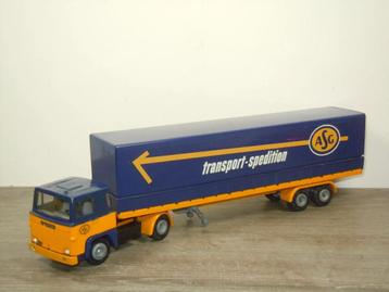 Scania 141 Truck & Trailer ASG Transport Spedition - Tekno beschikbaar voor biedingen