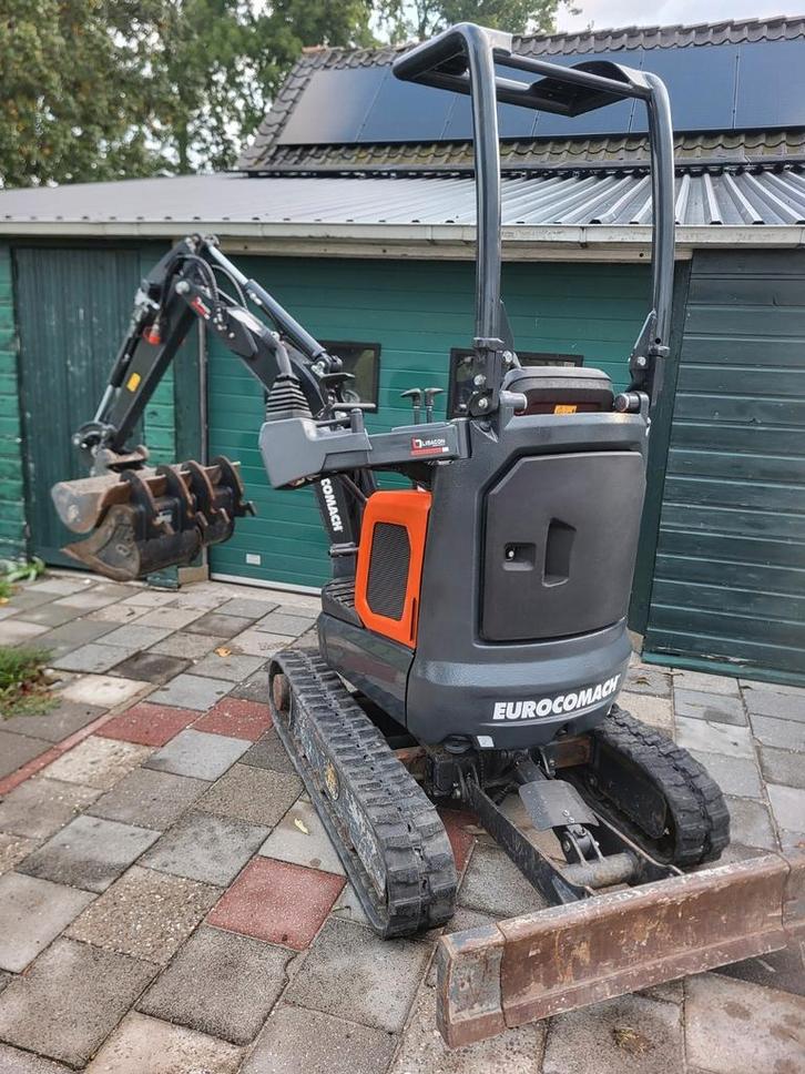 Mini-graver Eurocomach 12 zt, Zakelijke goederen, Machines en Bouw | Kranen en Graafmachines, Graafmachine, Ophalen