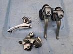 Shimano 105 sti shifters 2x8 speed en derailleurs, Ophalen of Verzenden, Gebruikt, Racefiets, Derailleur of Ketting