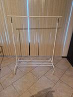Stevig wit metalen kledingrek, Kleding | Dames, Kledingrekken, Ophalen of Verzenden, Met wielen, Gebruikt