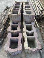 Tuinbakken betonblokken 16 stuks, Tuin en Terras, Ophalen, Minder dan 30 cm, Minder dan 60 cm, Rond