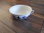 Boerenbont schaal (zonder deksel) | Handgeschilderd, Ophalen of Verzenden, Aardewerk, Boerenbont, Schaal of Schalen