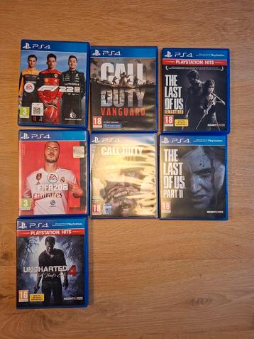 PS4 Games - Call of Duty, Last of Us, F1, Uncharted beschikbaar voor biedingen