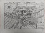 3 / Plattegrond Oudewater Gravure uit 1634 van M. Z. Boxhorn, Antiek en Kunst, Ophalen of Verzenden