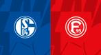 2 kaarten Schalke 04 - Fortuna Düsseldorf, Tickets en Kaartjes, Sport | Voetbal, April, Eén persoon
