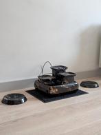 Miaustore keramische drinkfontein met bijpassende voerbakjes, Dieren en Toebehoren, Kattenvoerbakken en Drinkbakken, Ophalen