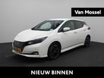 Nissan LEAF Tekna 40 kWh LEDEREN BEKLEDING | NAVIGATIE | 360, Auto's, Nissan, Gebruikt, Leder en Stof, Wit, Origineel Nederlands