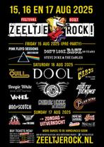 Ticket voor za. 16 aug. Zeeltje Festival, Tickets en Kaartjes, Concerten | Rock en Metal, Eén persoon, Augustus, Rock of Poprock