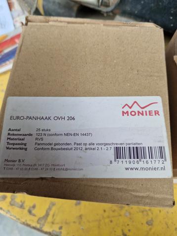 Euro panhaak ovh 206 monier  beschikbaar voor biedingen