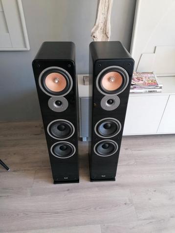 Teufel vloerspeakers zwart in perfecte staat  beschikbaar voor biedingen