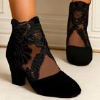 kanten pumps, feest schoenen, Pumps, Zwart, Nieuw, Ophalen of Verzenden
