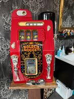 Mils Golden nugget eenarmige bandiet, Verzamelen, Overige munten, Ophalen, Zo goed als nieuw, Met sleutels