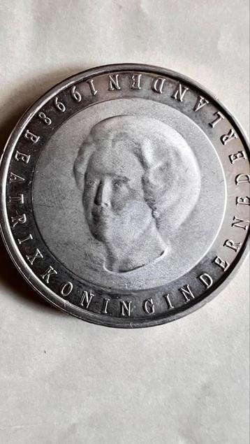 Nederlandse Zilveren 50 Gulden 1998 beschikbaar voor biedingen