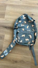 Brabo rugzak sticktas grijs met beige luipaarden, Ophalen of Verzenden, Zo goed als nieuw, Tas