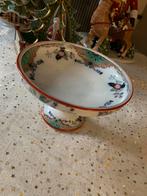 Zeldzame fruit schaal op voet timor maastrichts aardewerk, Antiek en Kunst, Ophalen of Verzenden
