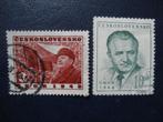 Postzegels Tsjechoslowakije 1949 president Gottwald., Postzegels en Munten, Staatshoofden, Ophalen of Verzenden, Overige landen