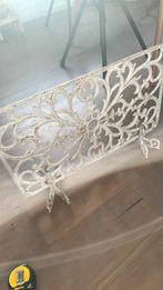 Gietijzeren raamdecoratie deurmat gietijzer inkijk venster, Antiek en Kunst, Ophalen of Verzenden