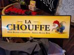 La Chouffe lichtreclame, Verzamelen, Merken en Reclamevoorwerpen, Ophalen of Verzenden, Gebruikt, Lichtbak of (neon) lamp