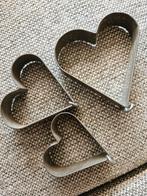 Bakvormen hart oud Set van 3, Antiek en Kunst, Ophalen of Verzenden