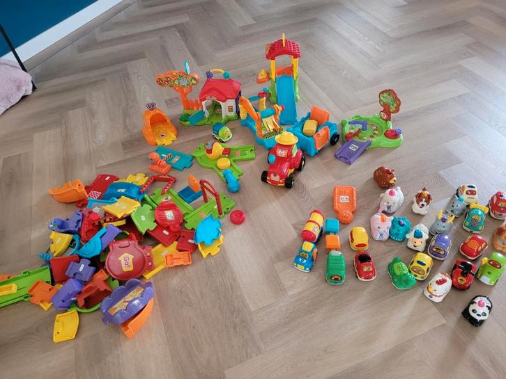 Vtech Toet Toet Auto's en Zoef Zoef Dieren - Grote Set!, Kinderen en Baby's, Speelgoed | Vtech, Gebruikt, 6 maanden tot 2 jaar